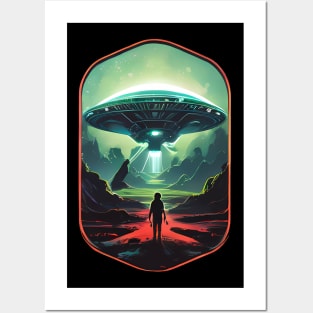 Alien encounter Posters and Art